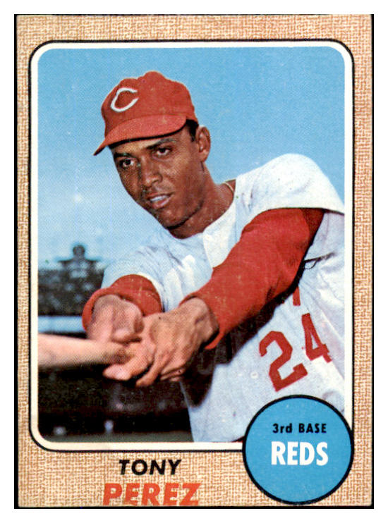 1968 Topps Baseball #130 Tony Perez Reds EX-MT 527234