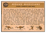 1960 Topps Baseball #230 Warren Spahn Lou Burdette EX-MT 527238