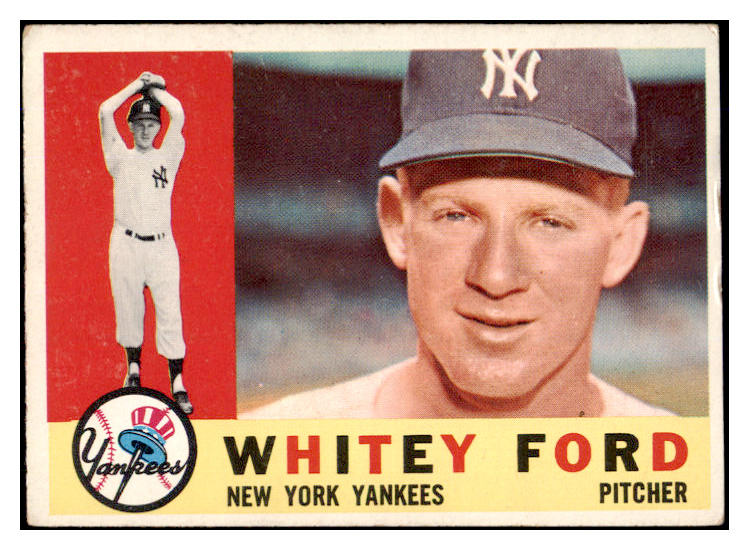 1960 Topps Baseball #035 Whitey Ford Yankees VG 527240