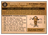 1960 Topps Baseball #035 Whitey Ford Yankees VG 527240