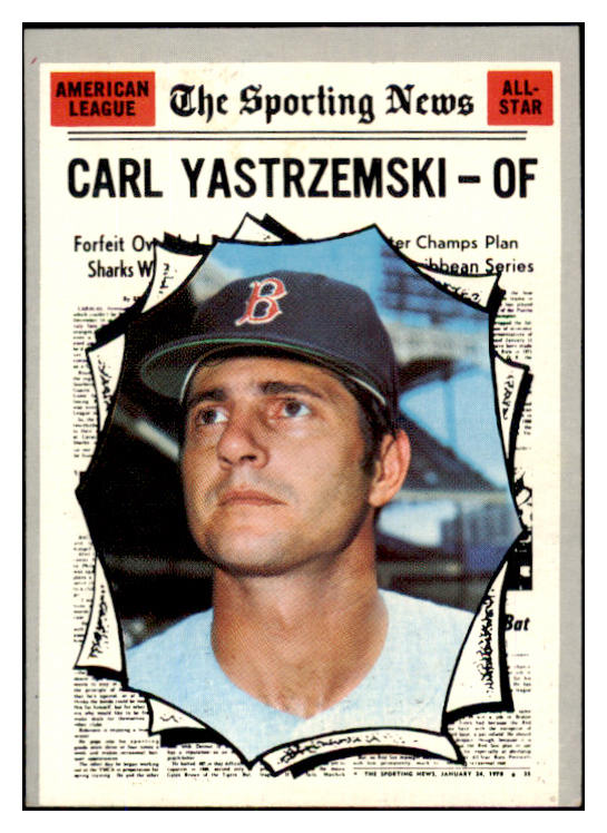1970 Topps Baseball #461 Carl Yastrzemski A.S. Red Sox EX-MT 527244