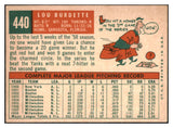 1959 Topps Baseball #440 Lou Burdette Braves EX-MT 527247