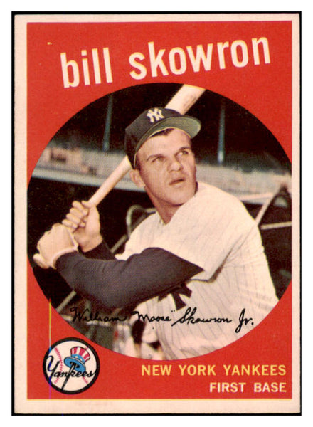 1959 Topps Baseball #090 Bill Skowron Yankees EX-MT 527259