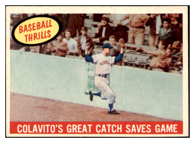1959 Topps Baseball #462 Rocky Colavito IA Indians EX-MT 527261