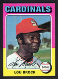 1975 Topps Baseball #540 Lou Brock Cardinals EX-MT 527262