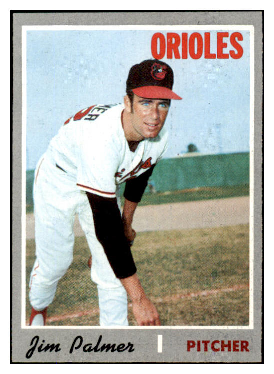 1970 Topps Baseball #449 Jim Palmer Orioles EX-MT 527282