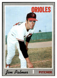 1970 Topps Baseball #449 Jim Palmer Orioles EX-MT 527282