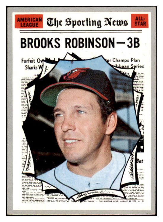 1970 Topps Baseball #455 Brooks Robinson A.S. Orioles EX-MT 527287