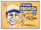 1970 Topps Baseball #463 Frank Robinson A.S. Orioles EX-MT 527288