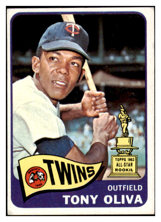 1965 Topps Baseball #340 Tony Oliva Twins EX-MT 527312