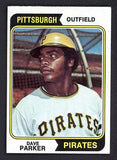 1974 Topps Baseball #252 Dave Parker Pirates EX-MT 527313