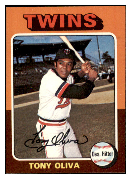 1975 Topps Baseball #325 Tony Oliva Twins EX-MT 527315