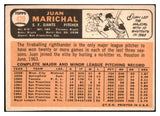 1966 Topps Baseball #420 Juan Marichal Giants VG-EX 527321