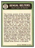 1967 Topps Baseball #216 Al Kaline Norm Cash VG-EX 527330