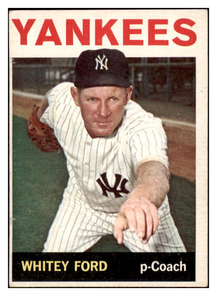 1964 Topps Baseball #380 Whitey Ford Yankees VG-EX 527333