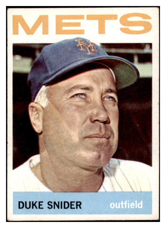 1964 Topps Baseball #155 Duke Snider Mets VG-EX 527334