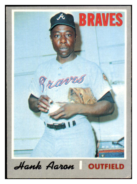 1970 Topps Baseball #500 Hank Aaron Braves VG-EX 527354