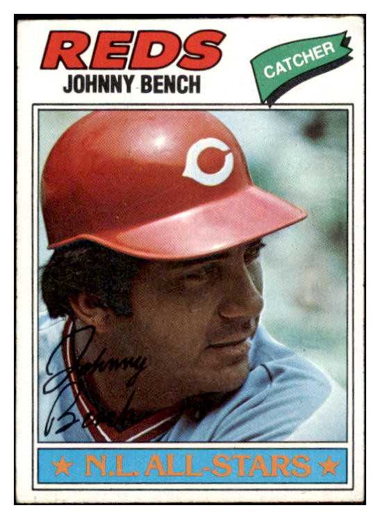 1977 Topps Baseball #070 Johnny Bench Reds VG-EX 527360