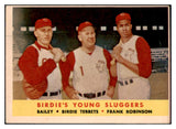 1958 Topps Baseball #386 Frank Robinson Gus Bell VG-EX 527362