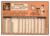 1969 Topps Baseball #400 Don Drysdale Dodgers VG-EX 527363
