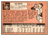 1969 Topps Baseball #235 Catfish Hunter A's VG-EX 527365