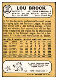1968 Topps Baseball #520 Lou Brock Cardinals VG-EX 527367