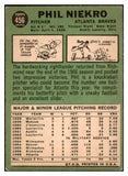 1967 Topps Baseball #456 Phil Niekro Braves VG-EX 527370