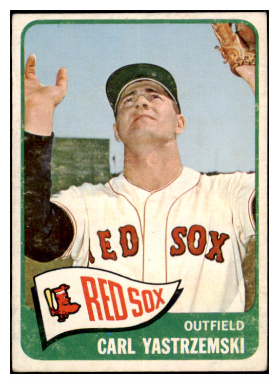 1965 Topps Baseball #385 Carl Yastrzemski Red Sox VG-EX 527373