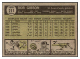 1961 Topps Baseball #211 Bob Gibson Cardinals VG-EX 527376