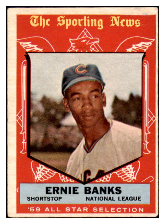 1959 Topps Baseball #559 Ernie Banks A.S. Cubs VG-EX 527393