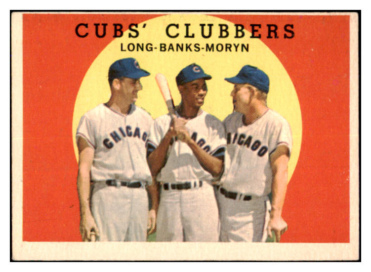 1959 Topps Baseball #147 Ernie Banks Dale Long VG-EX 527394