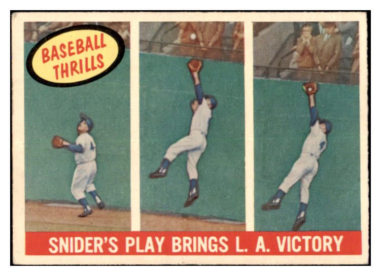 1959 Topps Baseball #468 Duke Snider IA Dodgers VG-EX 527396