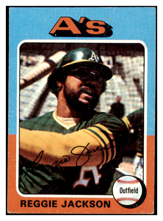 1975 Topps Baseball #300 Reggie Jackson A's VG-EX 527411
