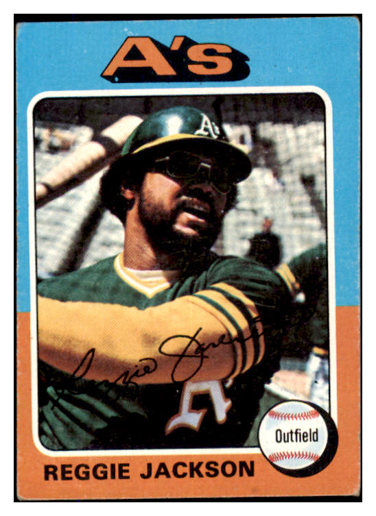 1975 Topps Baseball #300 Reggie Jackson A's VG-EX 527413