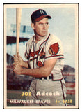1957 Topps Baseball #117 Joe Adcock Braves EX-MT 527417