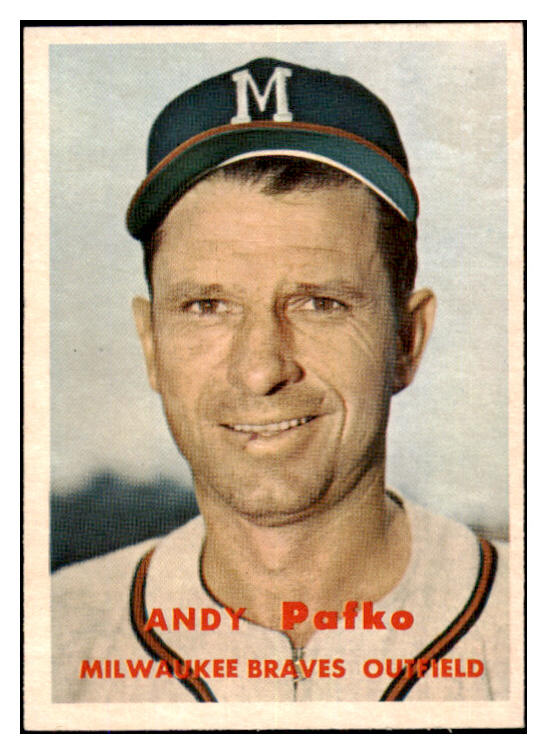 1957 Topps Baseball #143 Andy Pafko Braves EX-MT 527418