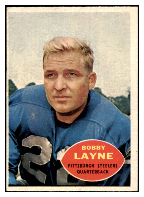 1960 Topps Football #093 Bobby Layne Steelers VG-EX 527461
