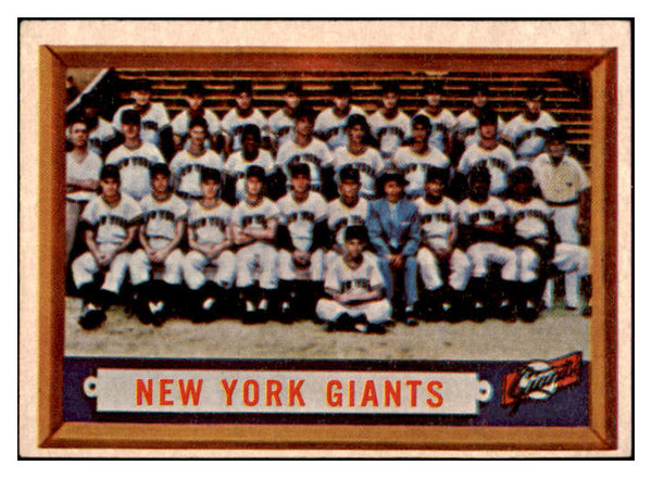 1957 Topps Baseball #317 New York Giants Team EX+/EX-MT 527468