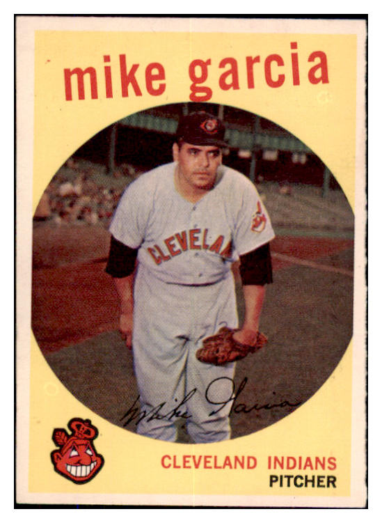 1959 Topps Baseball #516 Mike Garcia Indians EX+/EX-MT 527470