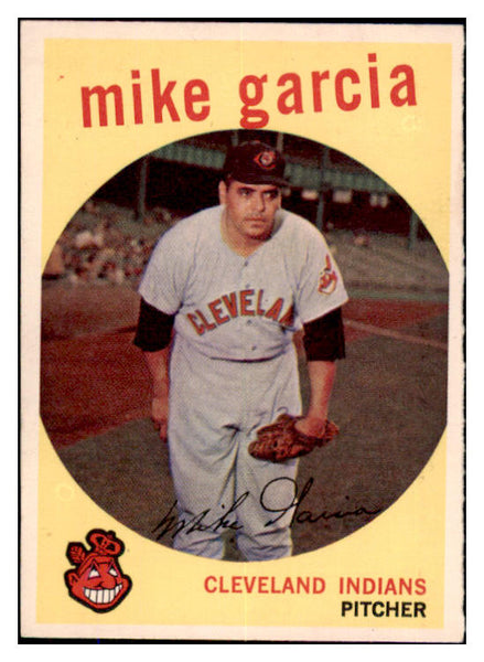 1959 Topps Baseball #516 Mike Garcia Indians EX+/EX-MT 527470