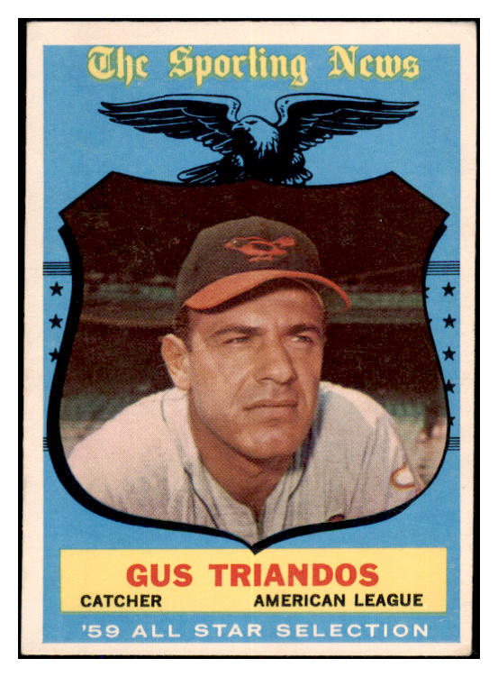 1959 Topps Baseball #568 Gus Triandos A.S. Orioles VG-EX 527473