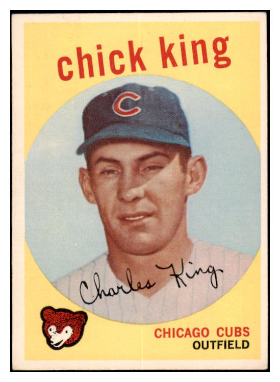 1959 Topps Baseball #538 Chick King Cubs EX 527478