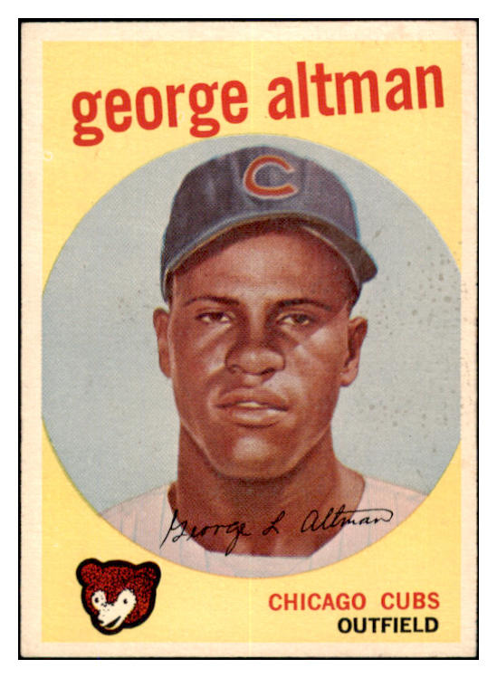1959 Topps Baseball #512 George Altman Cubs EX 527481