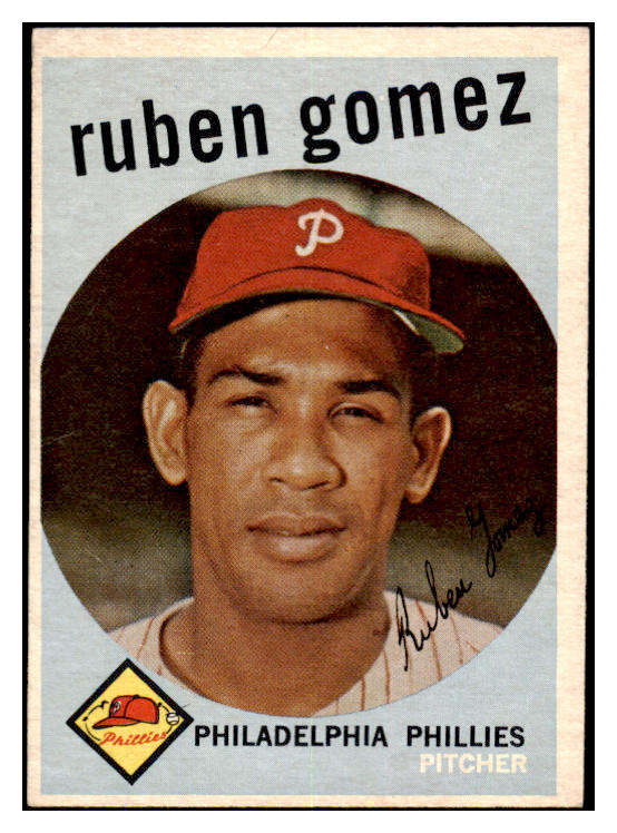 1959 Topps Baseball #535 Ruben Gomez Phillies EX-MT 527482