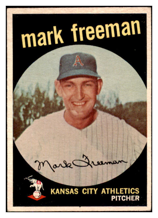1959 Topps Baseball #532 Mark Freeman A's EX-MT 527484