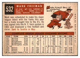 1959 Topps Baseball #532 Mark Freeman A's EX-MT 527484