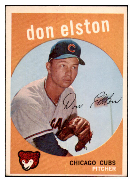 1959 Topps Baseball #520 Don Elston Cubs EX-MT 527485