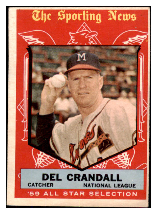 1959 Topps Baseball #567 Del Crandall A.S. Braves EX-MT 527487
