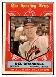1959 Topps Baseball #567 Del Crandall A.S. Braves EX-MT 527487