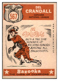 1959 Topps Baseball #567 Del Crandall A.S. Braves EX-MT 527487